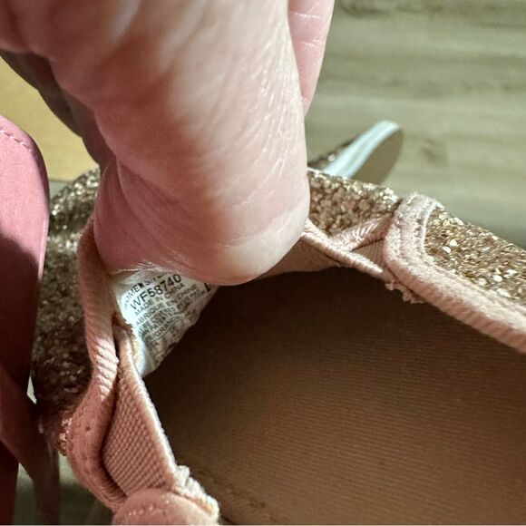 Kate‎ Spade Keds Double Decker Glitter Champagne Gold Sneakers 7 - Picture 9 of 9